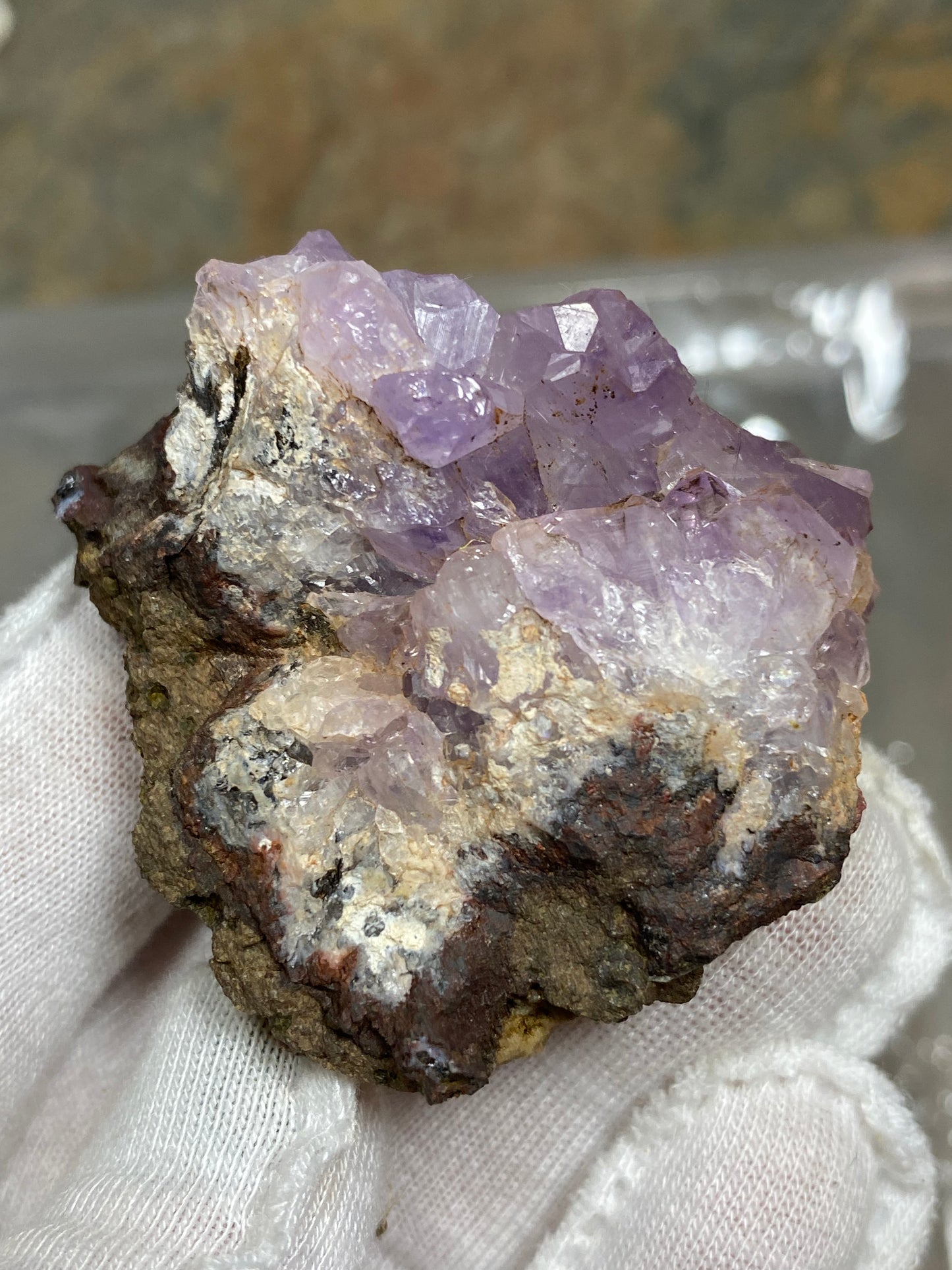 Amethyst Crystal Cluster Specimen, Morocco 2.5”