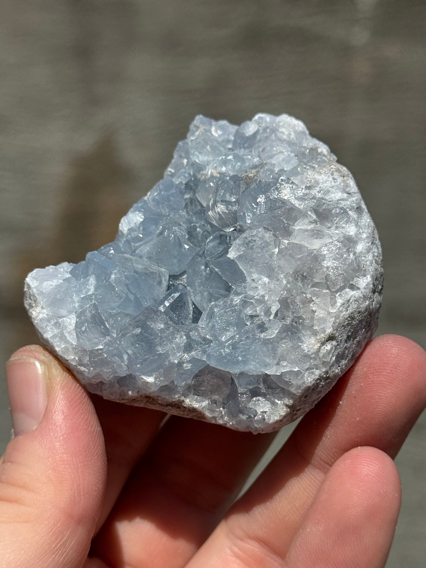 Blue Celestite Specimen