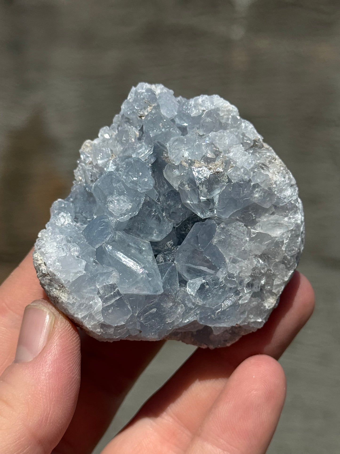 Blue Celestite Specimen
