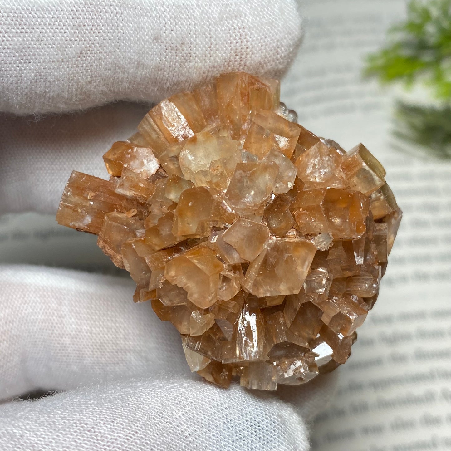 Aragonite Crystal Cluster, Morocco 5cm