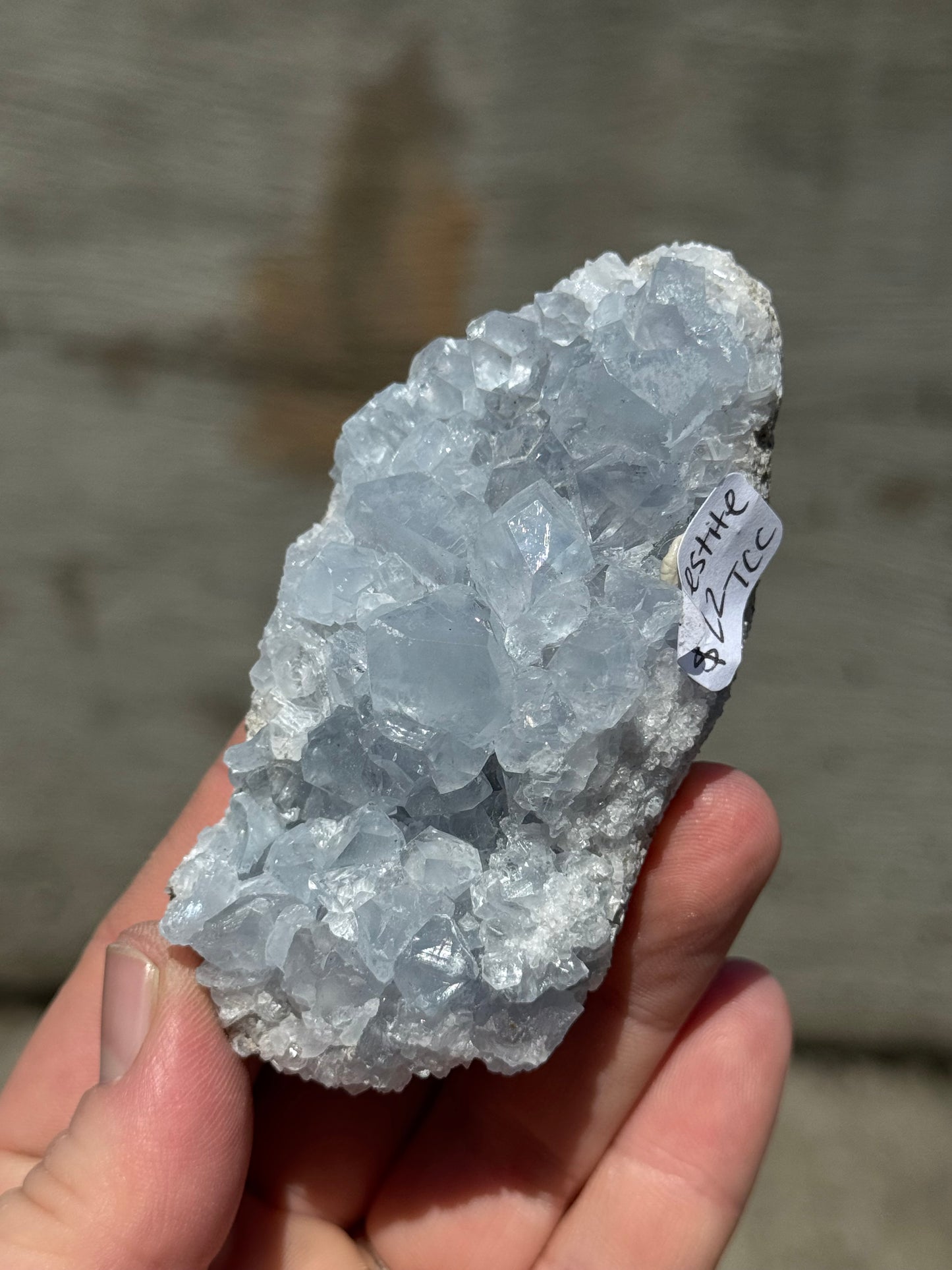 Blue Celestite Specimen