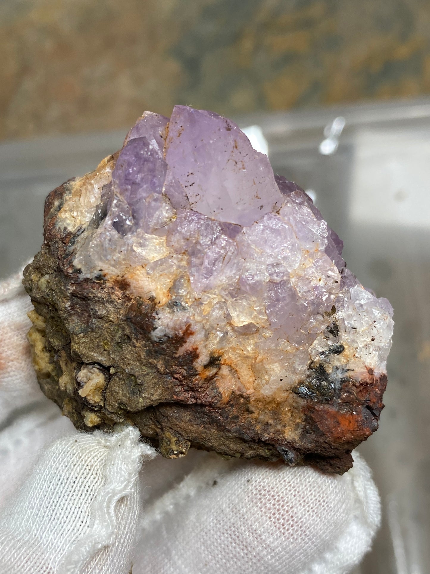 Amethyst Crystal Cluster Specimen, Morocco 2.5”