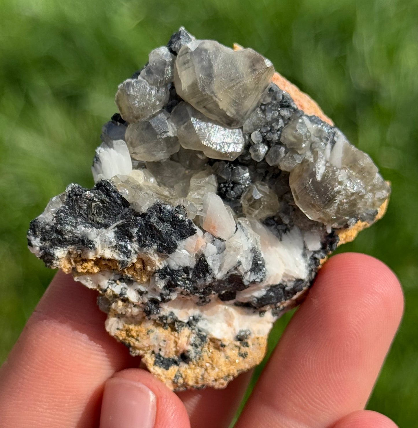 Cerussite, Barite, Galena UV reactive Specimen