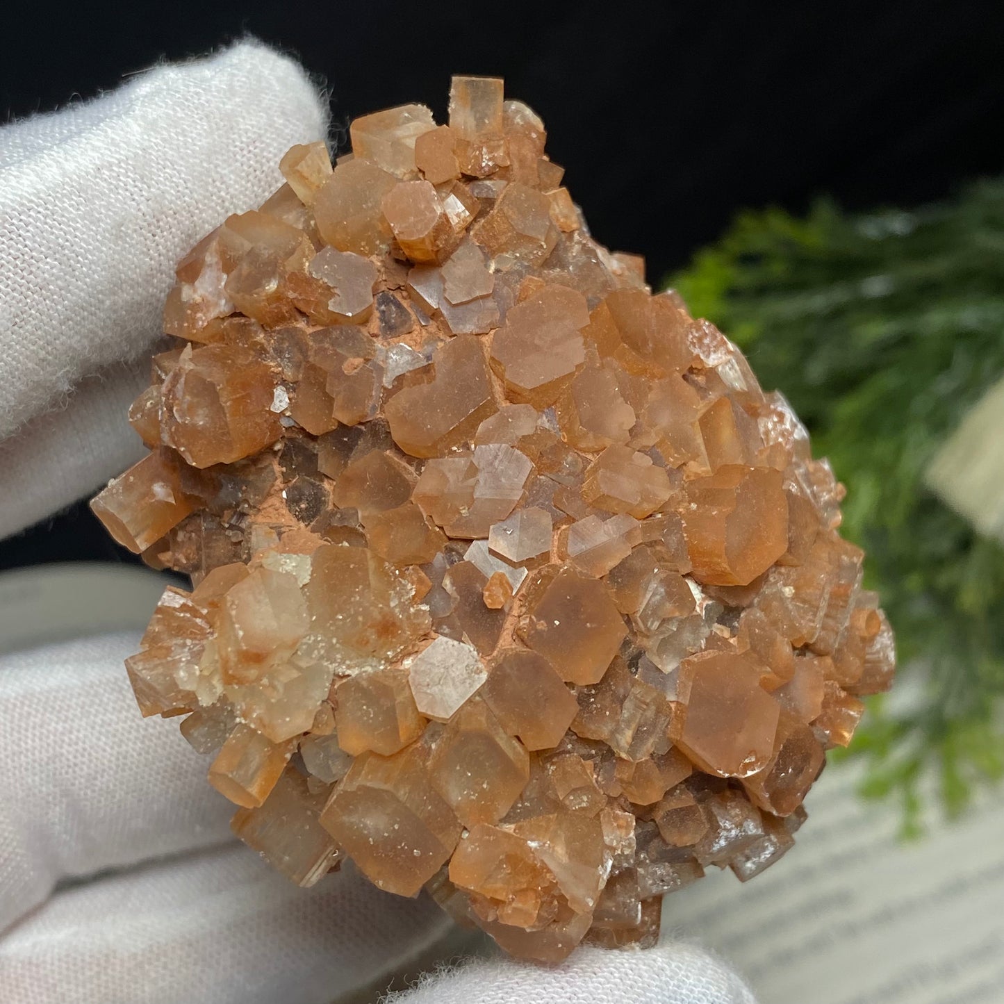 Aragonite Crystal Cluster Specimen, Morocco 3”x 2”