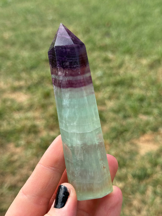 Watermelon Fluorite Tower