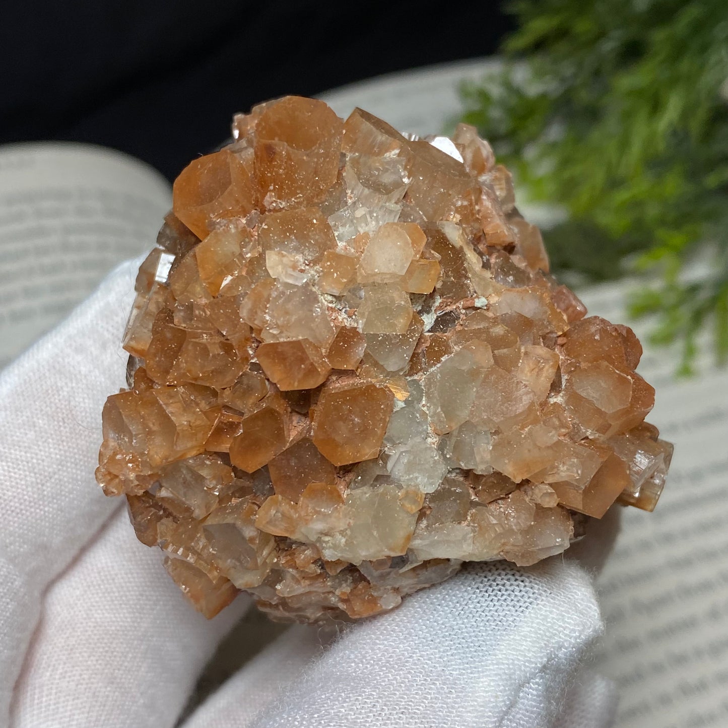 Aragonite Crystal Cluster Specimen, Morocco 2”x2”