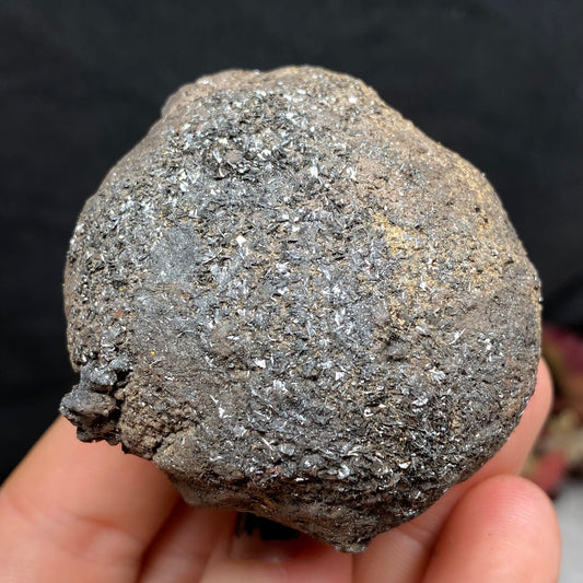 Micro Druzy Goethite Crystal Specimen, Morocco 3”