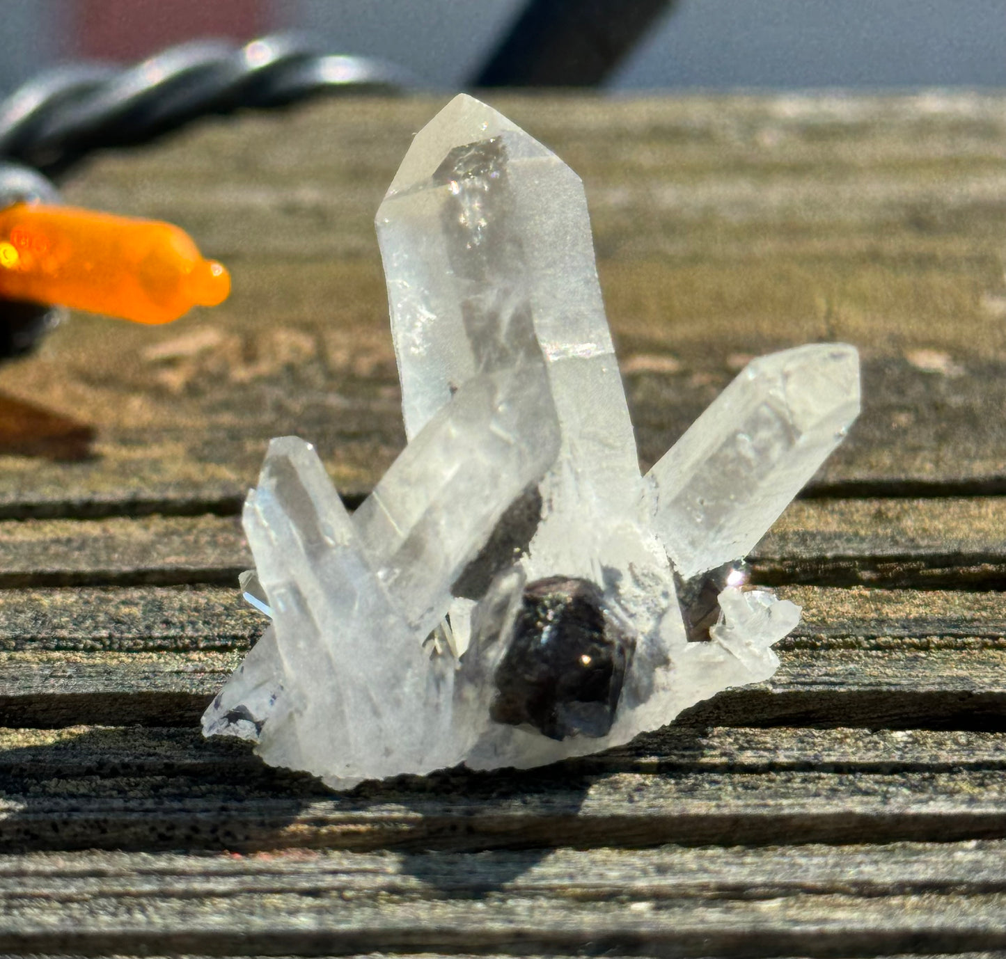 Quartz with Pyrite, Indonesia