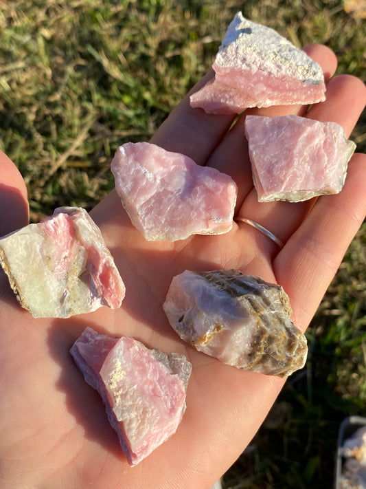 Pink Opal Peru 1-2”