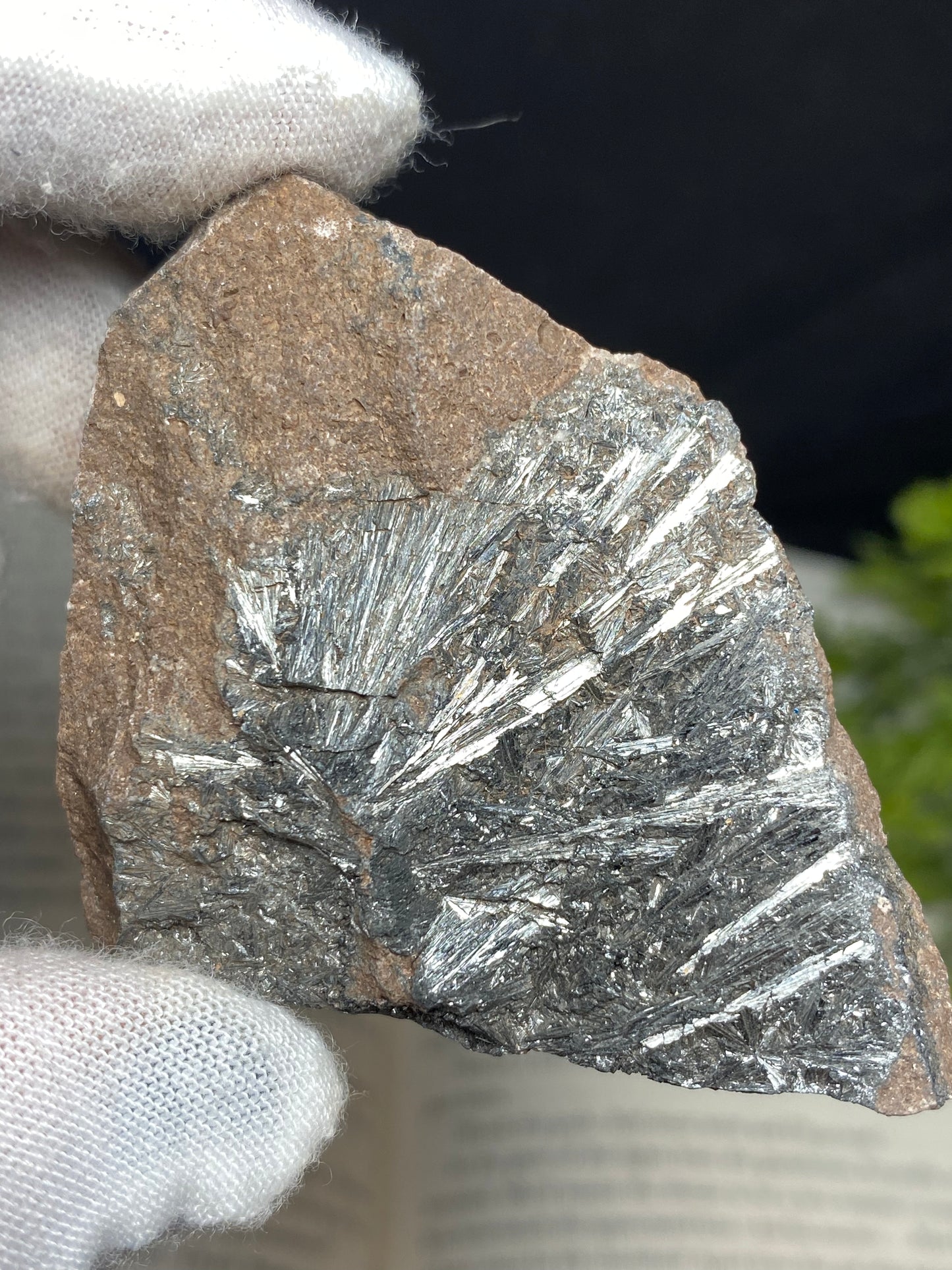 Stibnite Specimen, Morocco 2”x 1.5”