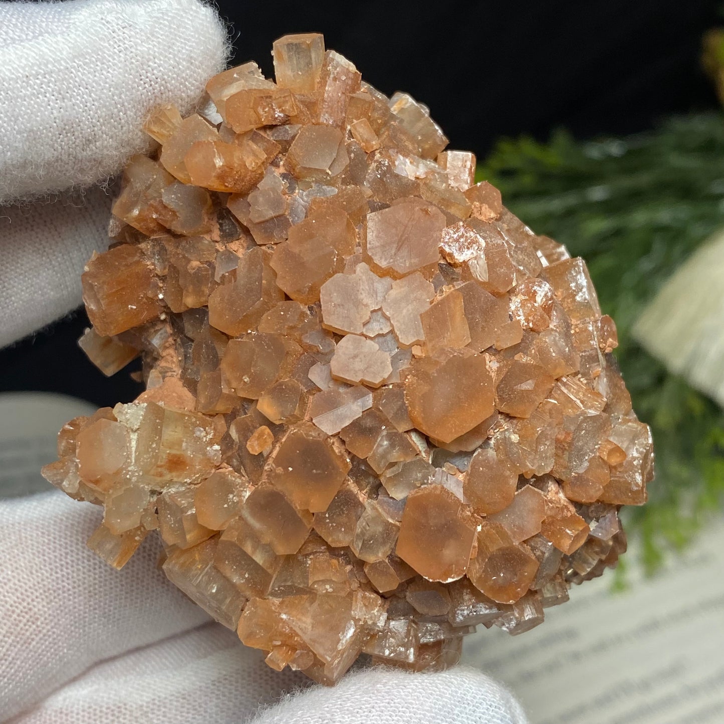 Aragonite Crystal Cluster Specimen, Morocco 3”x 2”