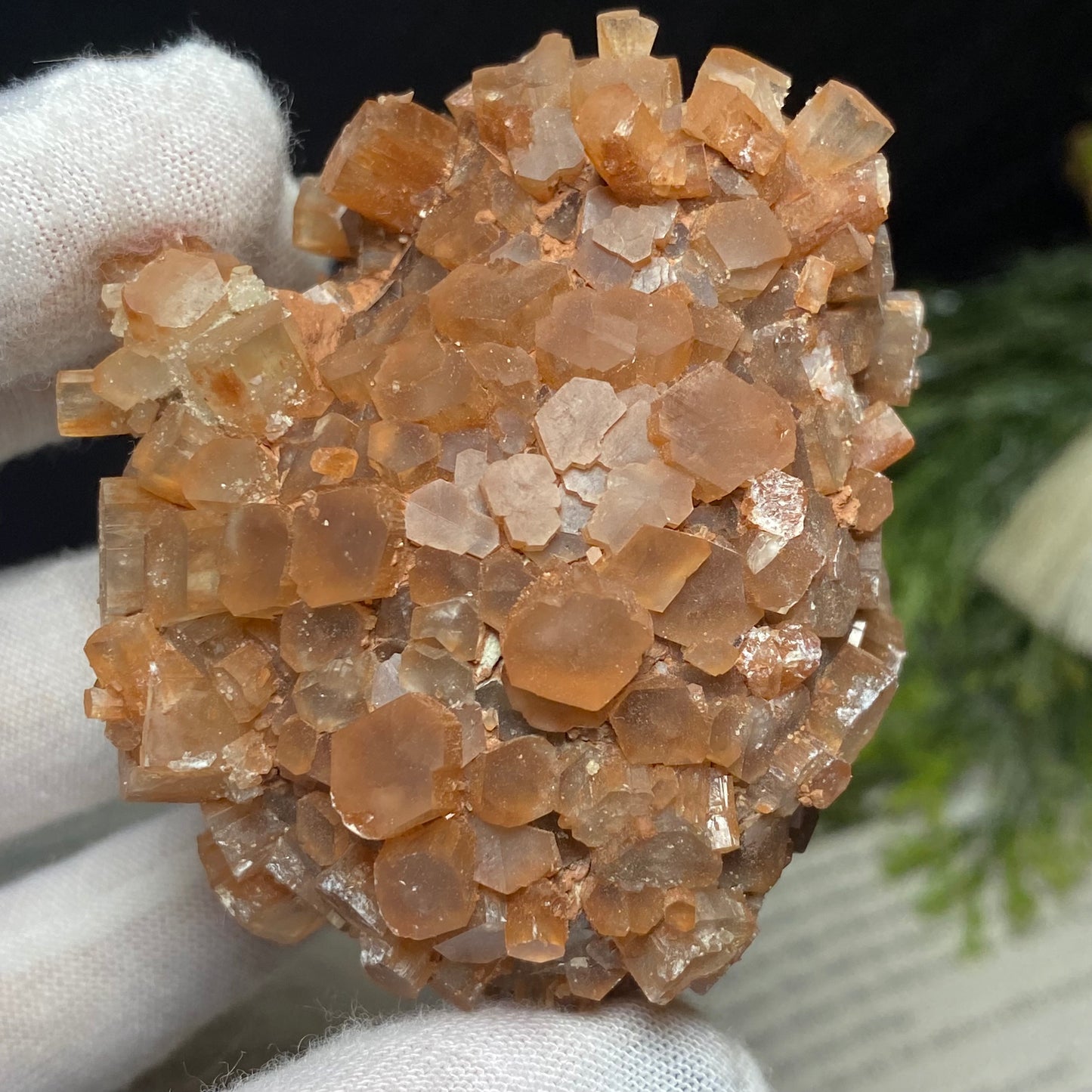 Aragonite Crystal Cluster Specimen, Morocco 3”x 2”