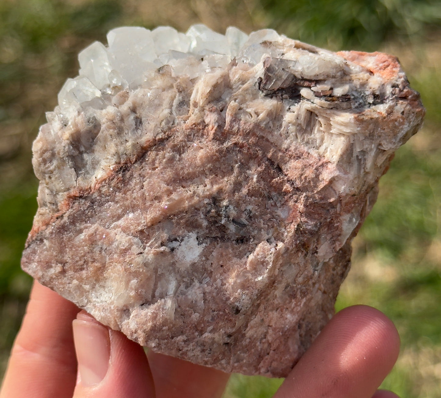 Uv Reactive Calcite on Matrix Specimen