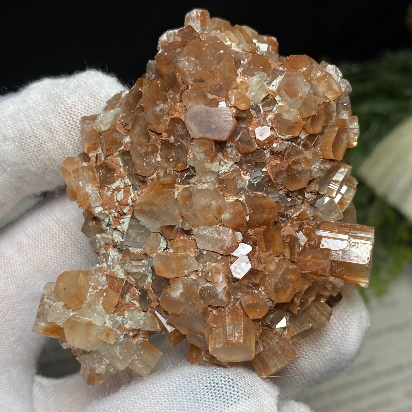 Aragonite Crystal Cluster Specimen, Morocco 2.5”x2”