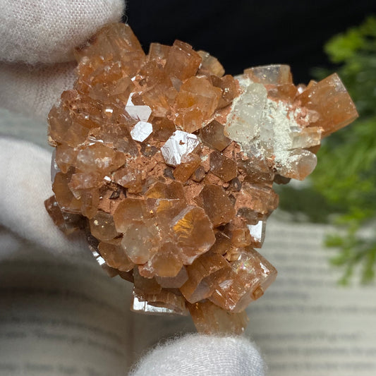 Aragonite Crystal Cluster Specimen, Morocco 2.5”x2”