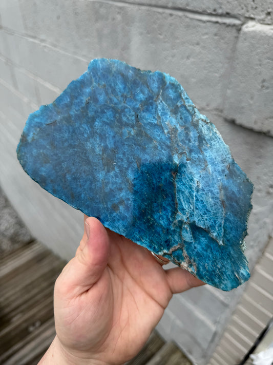 Blue Apatite Slab
