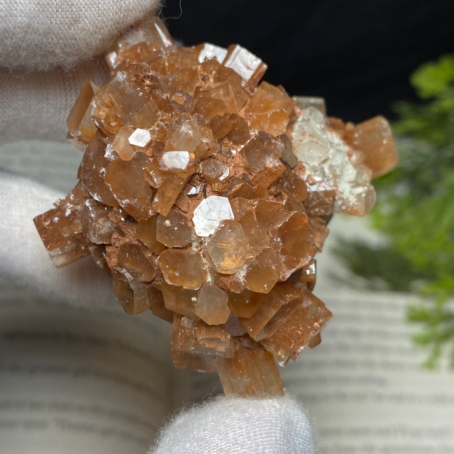 Aragonite Crystal Cluster Specimen, Morocco 2.5”x2”