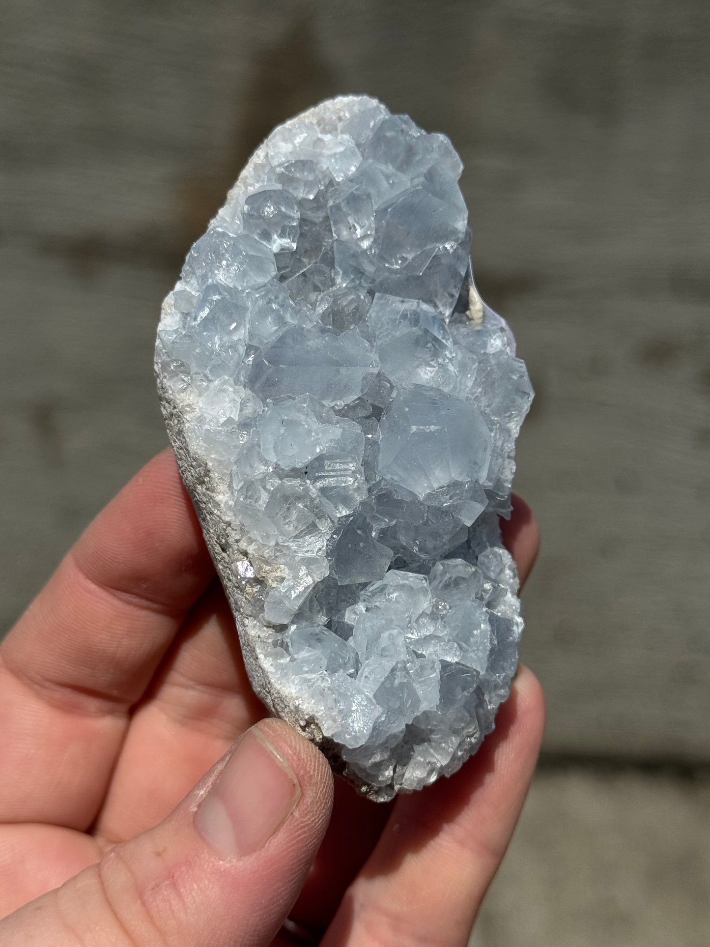Blue Celestite Specimen