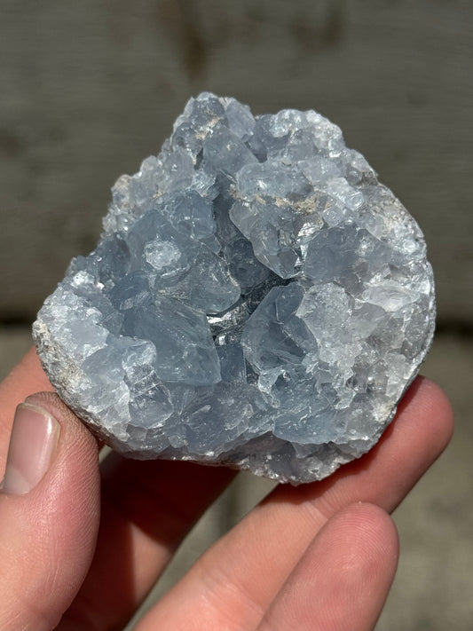 Blue Celestite Specimen