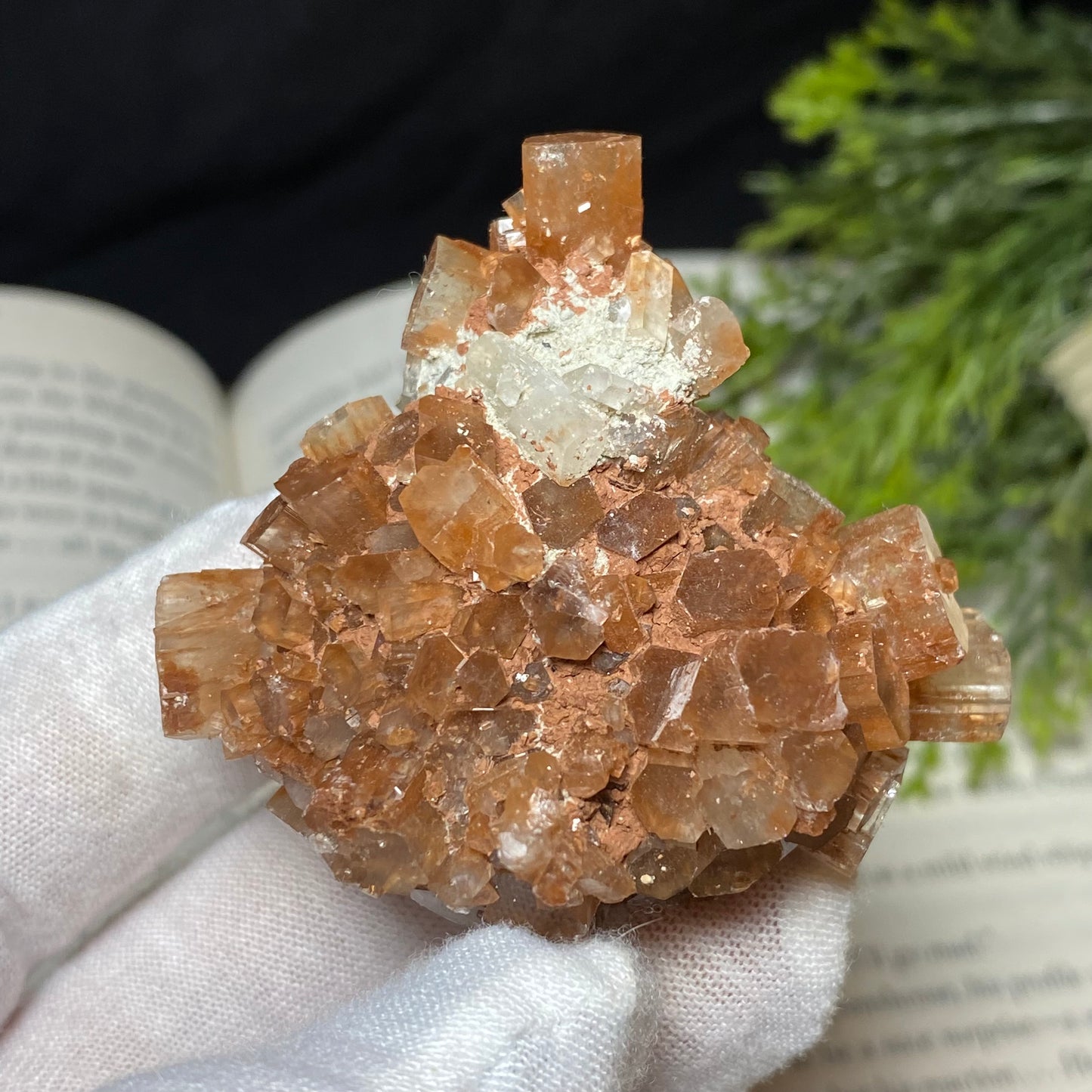 Aragonite Crystal Cluster Specimen, Morocco 2.5”x2”