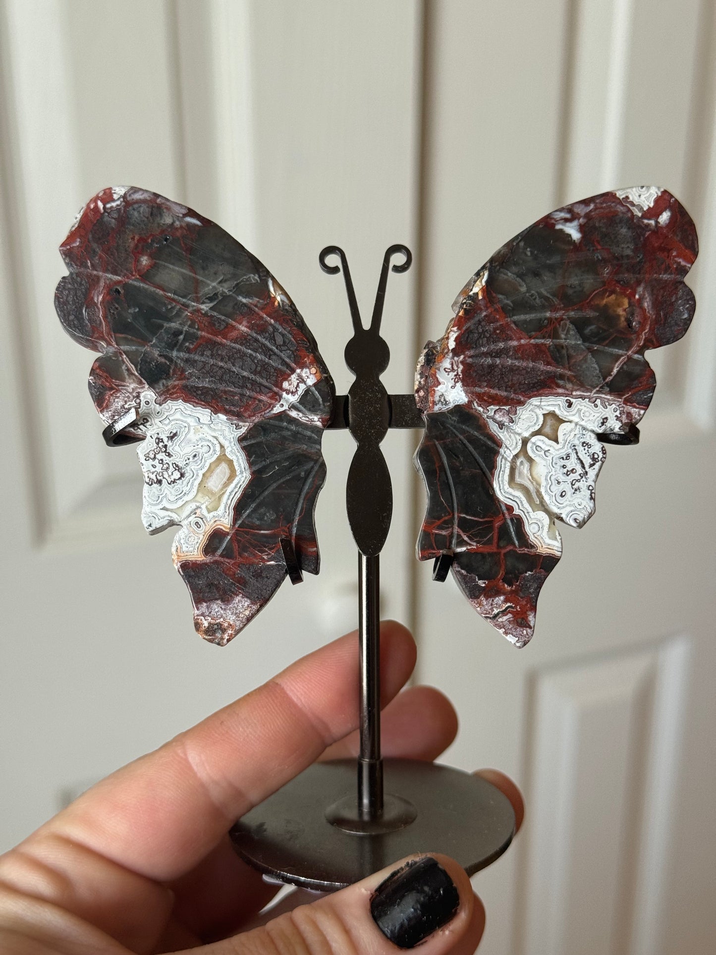 Mexican Lace Agate Butterfly