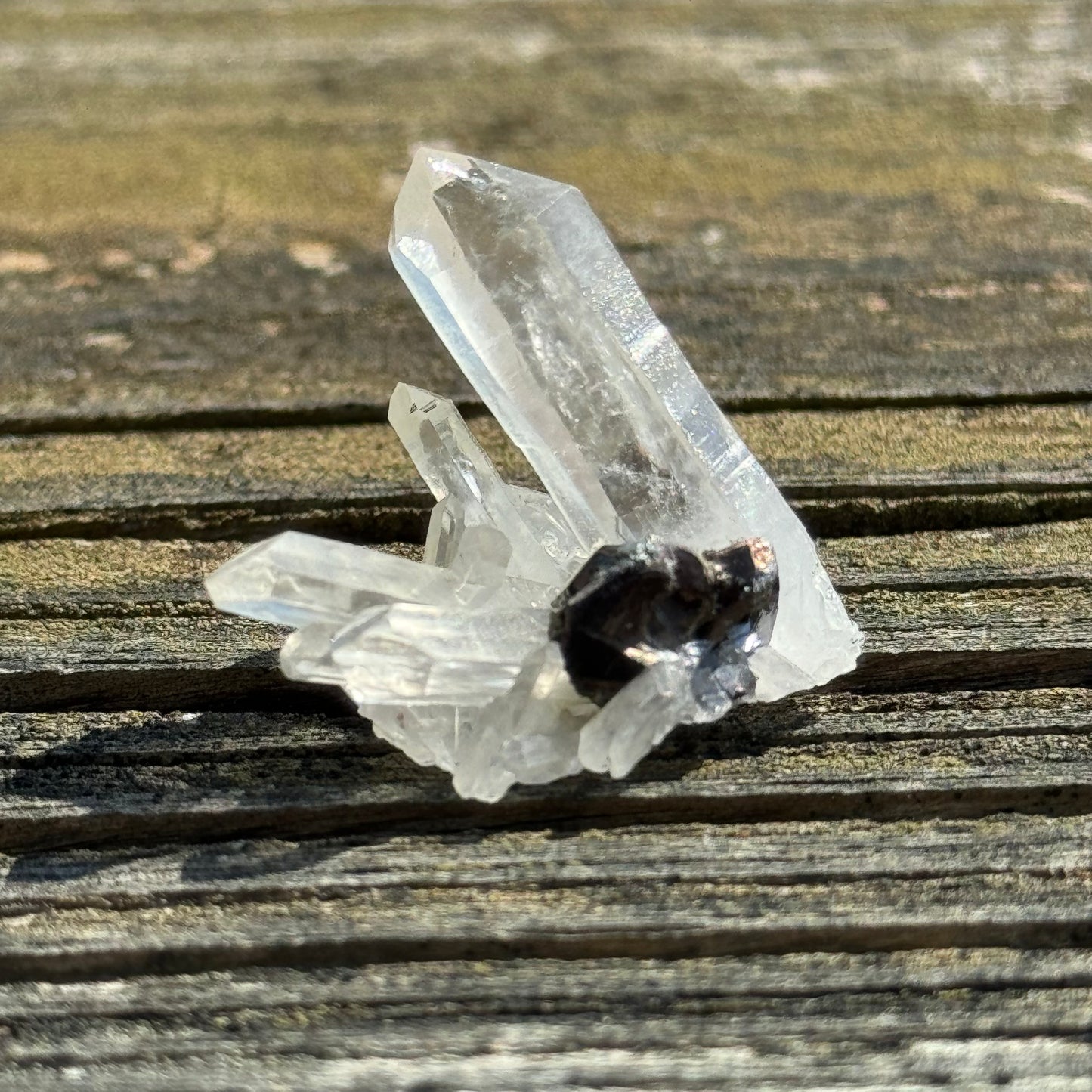 Quartz with Pyrite, Indonesia