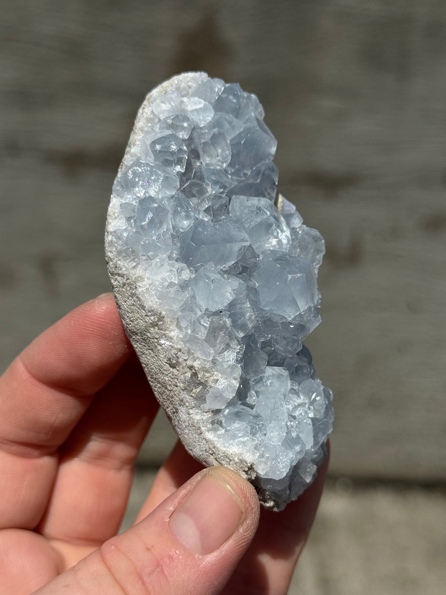 Blue Celestite Specimen