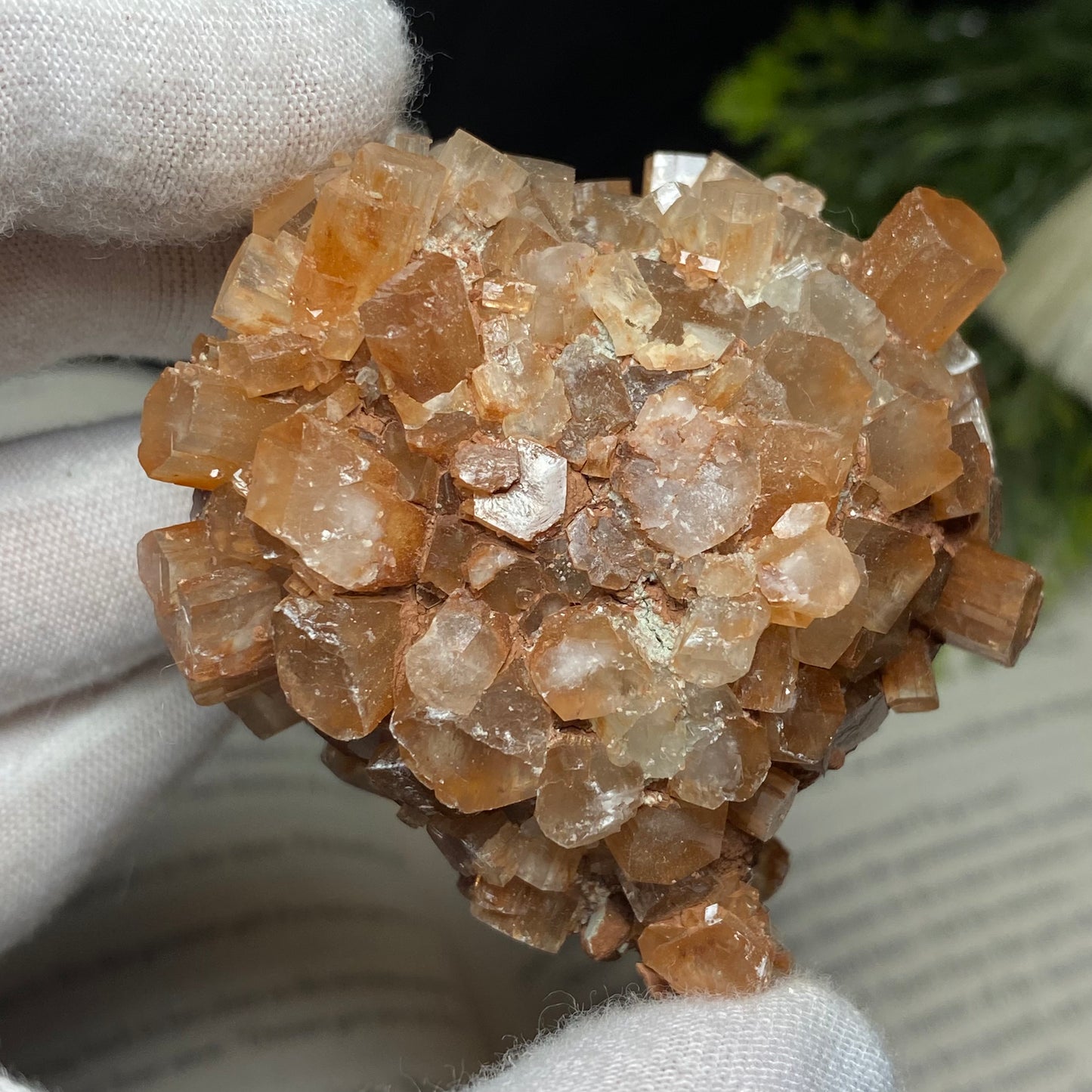 Aragonite Crystal Cluster Specimen, Morocco 2”x2”