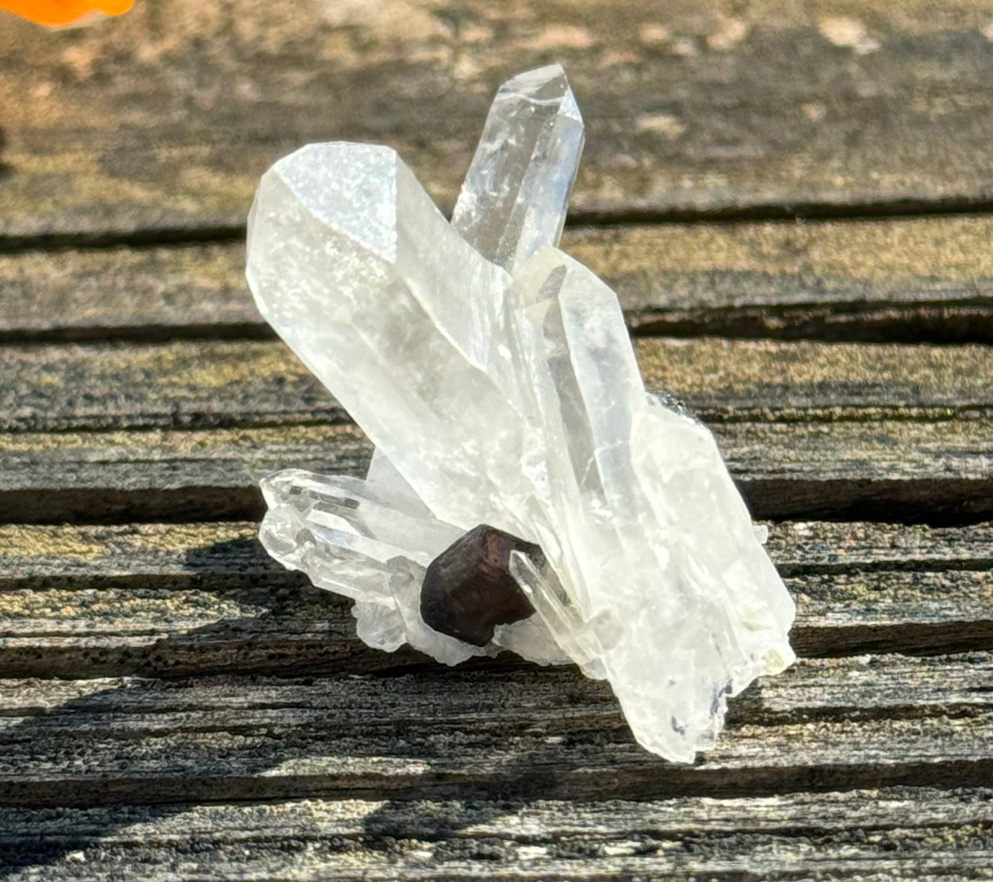 Quartz with Pyrite, Indonesia