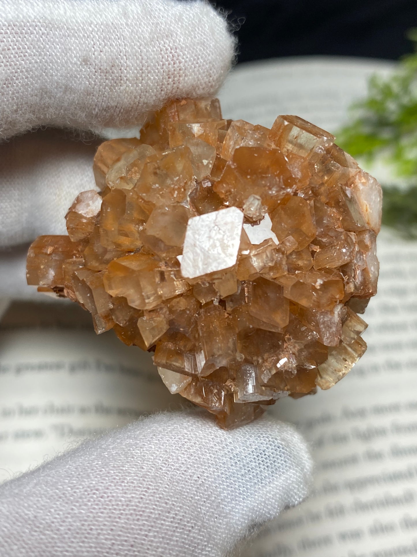 Aragonite Crystal Cluster, Morocco 5cm