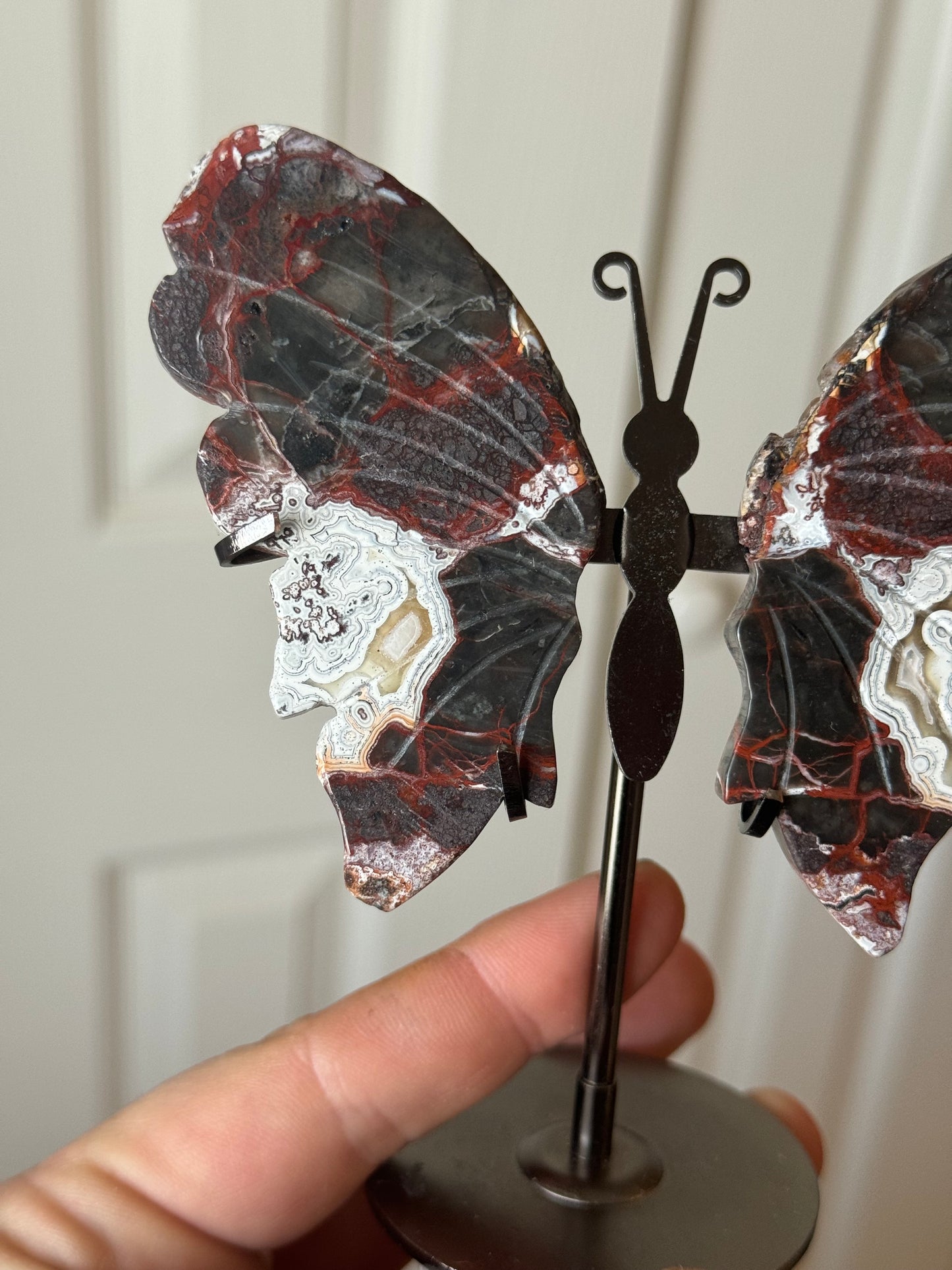 Mexican Lace Agate Butterfly