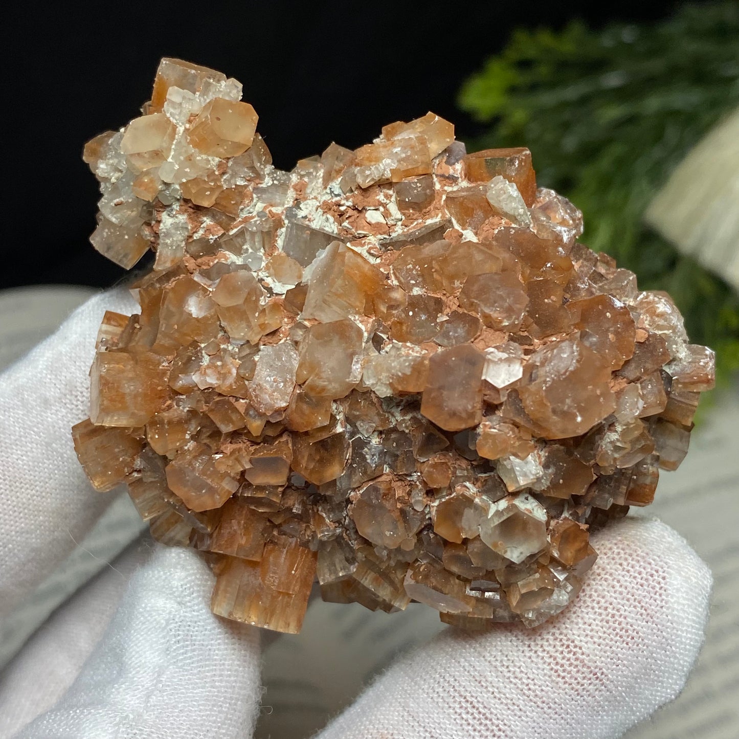 Aragonite Crystal Cluster Specimen, Morocco 2.5”x2”