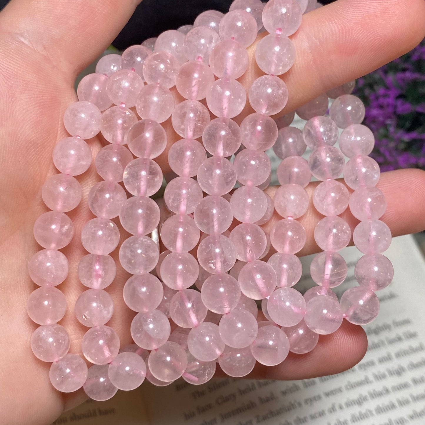 Rose Quartz Bracelets 8mm