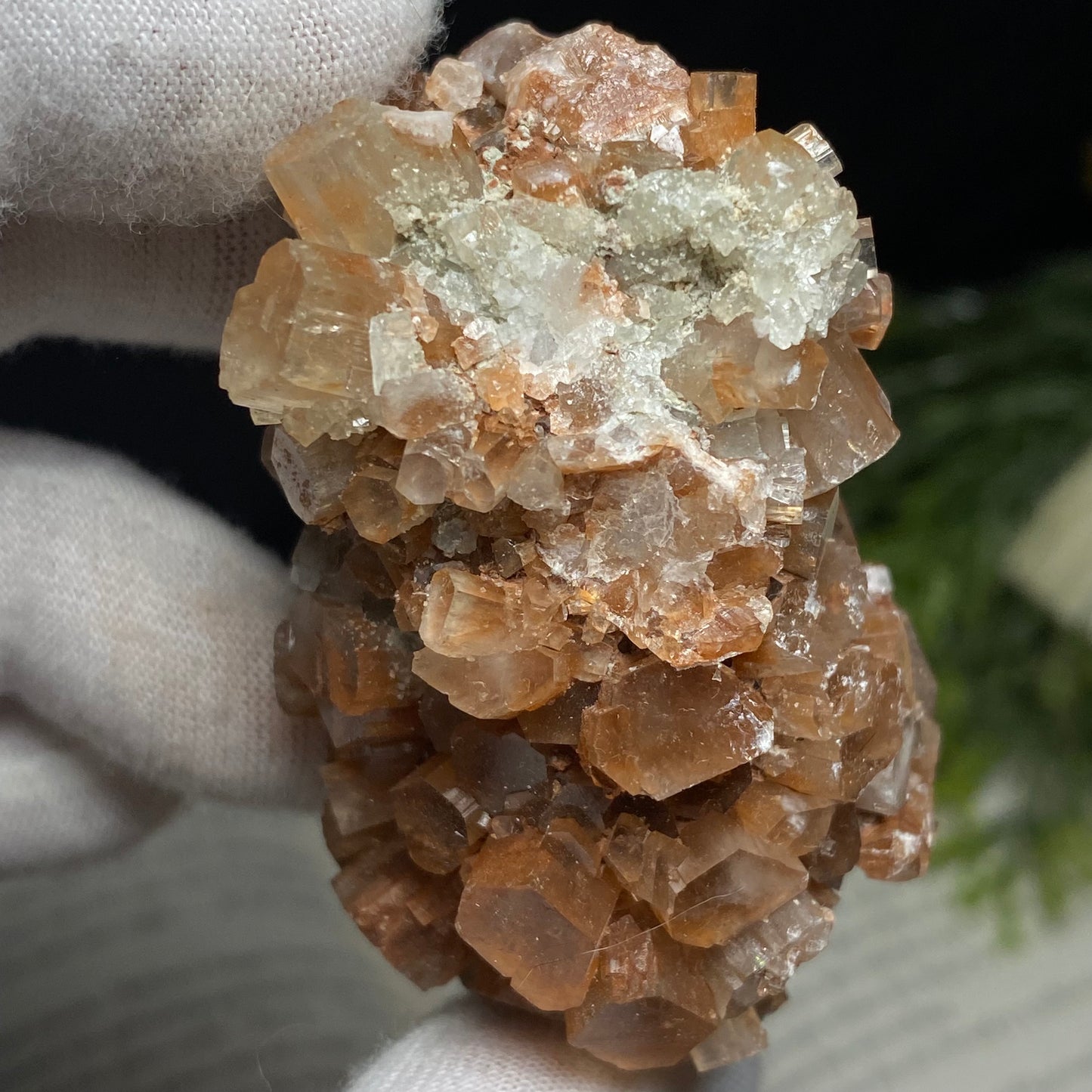 Aragonite Crystal Cluster Specimen, Morocco 6cm